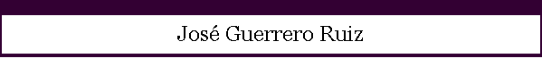 Jos Guerrero Ruiz