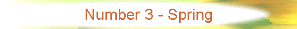 Number 3 - Spring